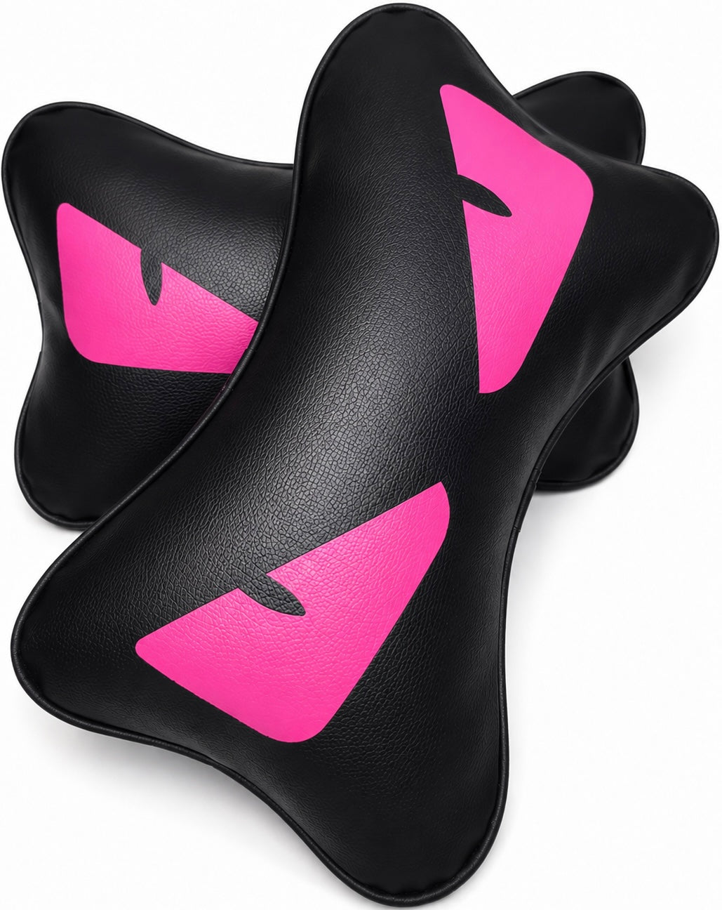X2 Pink Devil Eye FENDl Car Neck Designer Pillows