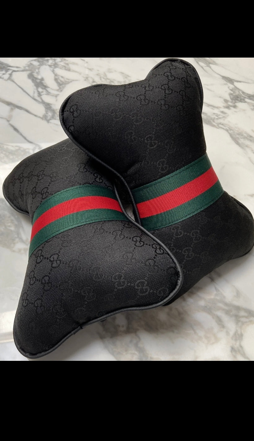 X2 Gucci Car Neck Pillows