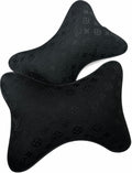 X2 Black LV Car Neck Designer Pillows