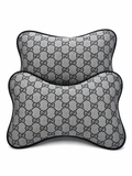 X2 Grey Gucci Car Neck Pillows