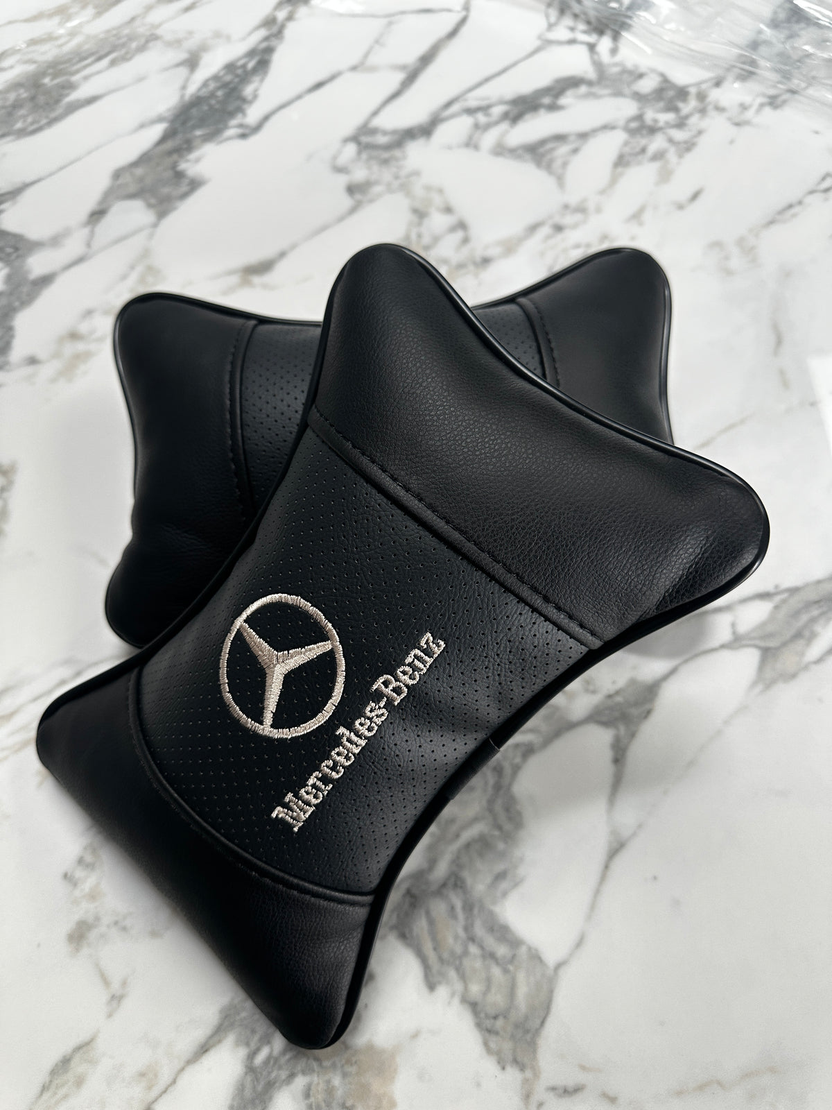 Luxury black car neck pillows for German vehicles